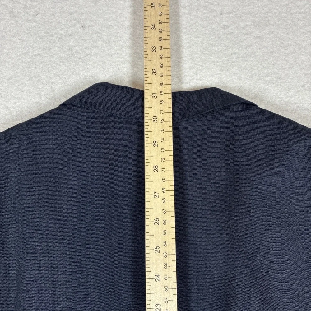 J. Crew Ludlow Tollegno 1900 Wool Navy Blue Semi Structured Blazer 42R Preppy